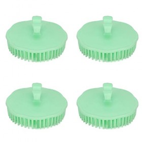 10 Pièces Brosse à Shampoing Masseur de Cuir Chevelu, Douce et Confortable, Ergonomique, Dents de Peigne Denses, Matériau en 