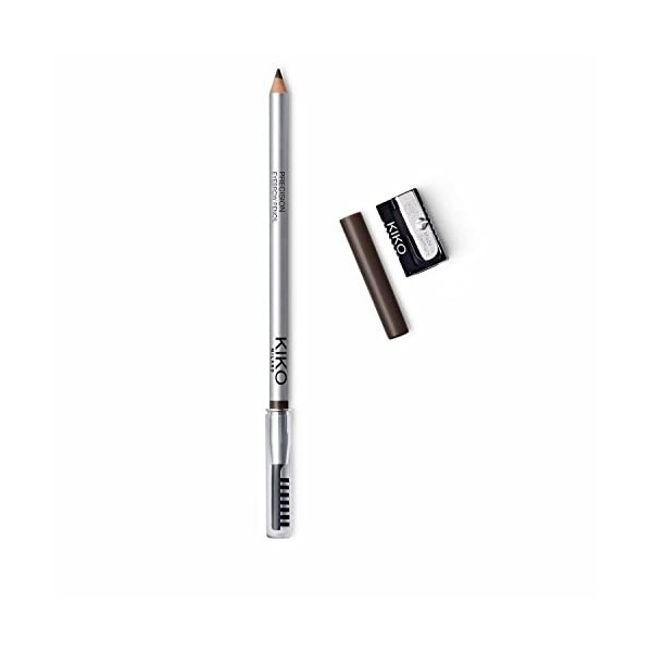 KIKO Milano Precision Eyebrow Pencil 01 | Crayon À Sourcils Avec Formule Dure Micro-Précision Et Peigne Séparateur