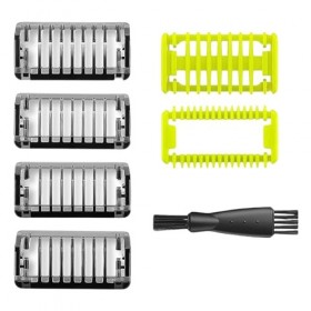 Sabots pour Tondeuse 1/2 /3/5mm 4 Sabots Barbe 1 Sabot Corps 1 Protection Peau Compatible avec OneBlade QP2515 QP2530 QP2630 