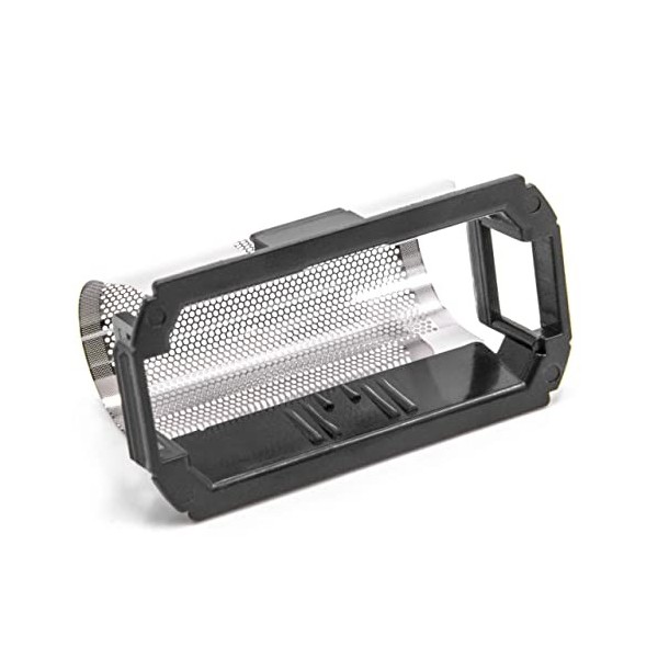 vhbw Grille de rasoir remplacement pour Braun 235, 265, 5235760, SB235, SB265 pour rasoir électrique - Avec cadre, noir/argen