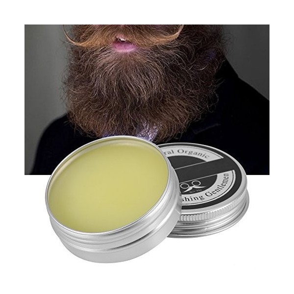 Cire à modeler la barbe 30 ml, cire à moustache, soin de la moustache à la barbe portable, cire lissante pour hommes