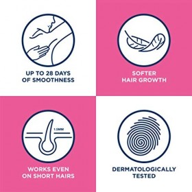 Veet Lot de 16 bandes de cire prêtes à lemploi pour épilation du maillot et des aisselles + 4&nbsp;lingettes finition parfaite