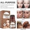 Eyebrow Stamp Kit,Tampon À Sourcils,Pochoir Sourcils,Kit De Maquillage Et De Mise En Forme Des Sourcils Pour Femmes Filles,Co