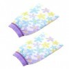 FOMIYES 2 Pièces Éponge De Bain Gants Violets Douche Loufah Éponge Gants De Bain Serviette De Lavage Serviette De Bain Mitain