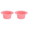 Lot de 2 Doublures Chauffantes en Silicone pour Pot de Cire, Bol de Cire Antiadhésif, Bol de Doublure pour Chauffe-Cire en Si