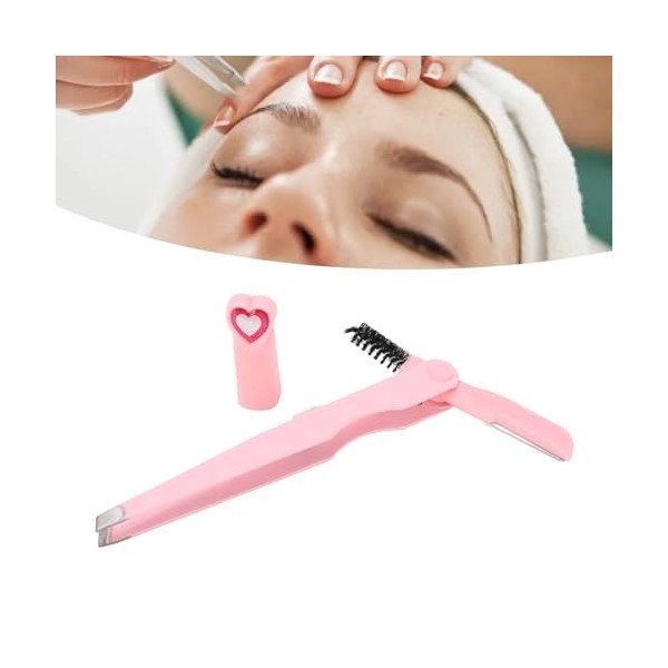 Rose 3 En 1 Tondeuse à Sourcils Brosse Tondeuse Multifonctionnelle Manuelle Professionnelle Tondeuse De Précision Sourcils Ci