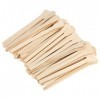 Bâton de cire en bois, outil dagitation de beauté dépilation de spatules de cire en bois 100PCS,Bois naturel Bâtons de Loll