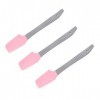 minkissy 3 Pièces Spatule De Cire En Silicone Applicateur De Cire Spatule Cuillère De Mélange De Cire Grattoir À Boue Pour Le