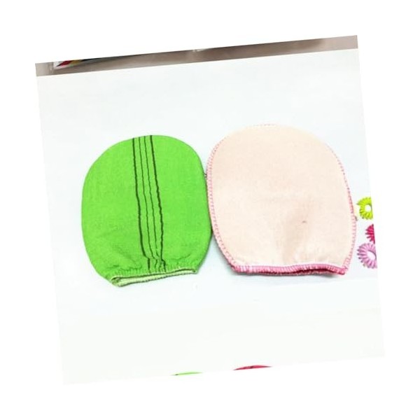 FRCOLOR Lot de 2 gants de toilette Serviette de bain