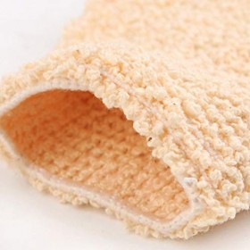 Lot de 4 gants exfoliants, gants exfoliants pour le corps, gants exfoliants en fibre de bambou