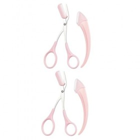 FOMIYES 2 Ensembles Rasoir De Sourcils Ciseaux À Sourcils Rasoir À Sourcils Coupe-Sourcils Sourcils Rasage Des Sourcils Coupe