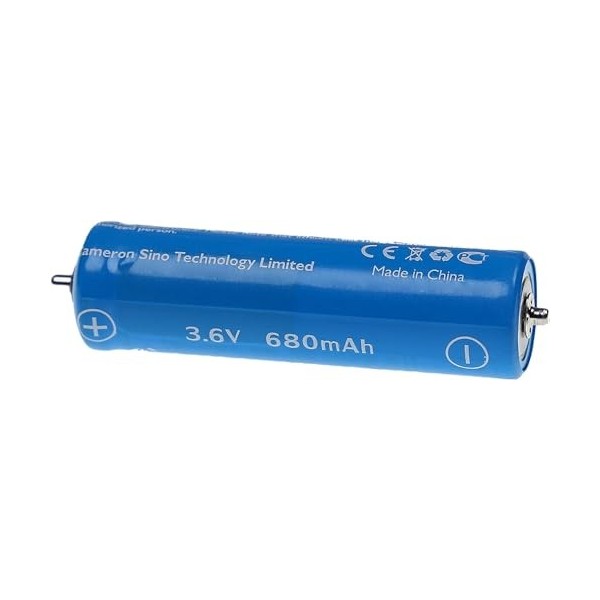 Pile de Rechange pour Tondeuse à Cheveux Compatible Panasonic ER-GP80 680mAh, 3,6V, Li-ION