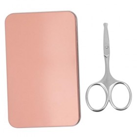 minkissy 1Pc Outils De Beauté Sourcils Ciseaux Moustache Peigne Ciseaux Sourcils Toilettage Ciseaux Barbe Cisaillement Mousta