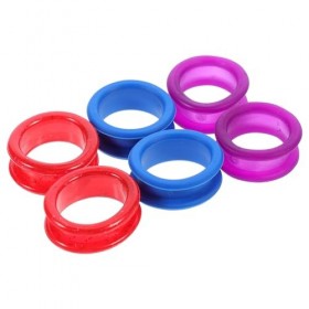 COHEALI Ciseaux Protège-Doigts 6 Pièces Ciseaux De Coiffure Anneau Ciseaux Bagues Multicolores Pièces De Ciseaux
