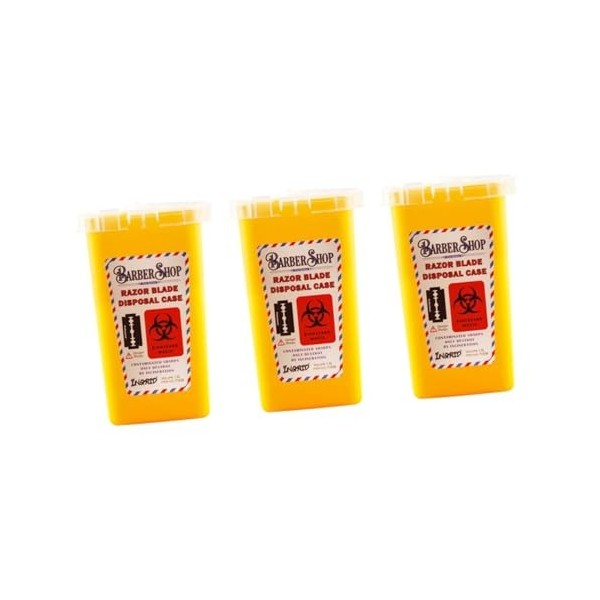 NIYANGLE 1pc Distributeur De Conteneur De De Lame De Rasoir Poubelle Délimination Des Aiguilles Délimination Des Lames De S