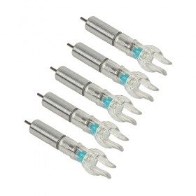 Shipenophy Encoches éclairées pour Tir à larc, Encoches éclairées par Flèche, Durables, Légères, Faciles à Fixer, 5 Pièces p