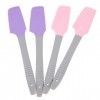 minkissy 4 Pièces Applicateur De Cire Outil Polyvalent Bâtons De Cire Spatules En Silicone Applicateur Bâtonnets De Résine Ou