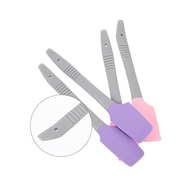 minkissy 4 Pièces Applicateur De Cire Outil Polyvalent Bâtons De Cire Spatules En Silicone Applicateur Bâtonnets De Résine Ou