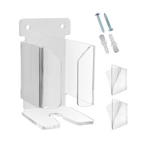 IOIUSKKU Support de rasoir, fournitures de rasage peu encombrantes, en commande, support de rasoir en acrylique pour homme, f