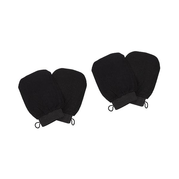 Beavorty 4 Pièces Gants De Bain Épurateur De Corps Éponges Pour Le Corps Épurateur De Baignoire Gants De Douche De Bain Gant 