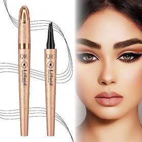 Zuroki crayon sourcil,Avec Pointe Micro-Fourche,Crayon à Sourcils Liquide,Imperméable et résistant à la sueur,Crée Facilement