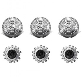 FUUIE Lot de 3 têtes de rechange HQ9 pour lame HQ9100 HQ9140 HQ9160 HQ9170 HQ8240 HQ8140 PT920CC PT925 AT940