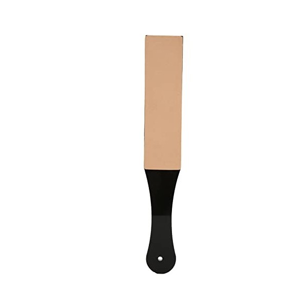 Strop de Pagaie en Cuir, Cuir Strop Double Face Pagaie en Cuir Outil de Strop Daffûtage du Cuir Strop Daffûtage Ergonomique