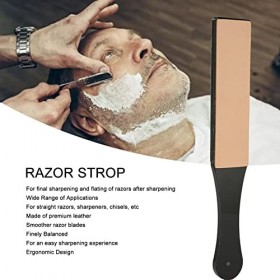 Strop de Pagaie en Cuir, Cuir Strop Double Face Pagaie en Cuir Outil de Strop Daffûtage du Cuir Strop Daffûtage Ergonomique