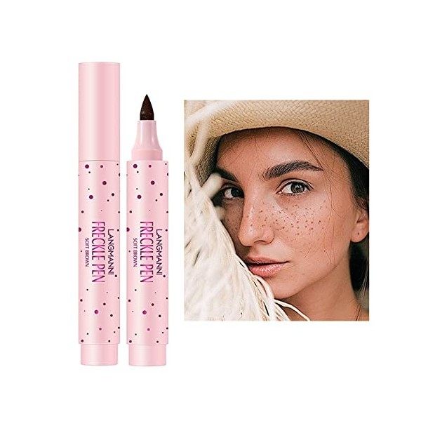 Stylo de tache de rousseur semi permanent, Freckle Pen, Fausses Taches de Rousseur, Outil de Maquillage de Taches de Rousseur