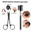 Froiny 1set Kit Trimmer À Sourcils Emile Brouillard Razo Sweatbrow Ciseaux Combattant pour Pinceau Cils Tweezers