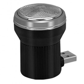 FAMKIT Rasoir à barbe électrique portable sans fil rechargeable avec brosse de nettoyage