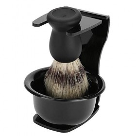Kit de brosse de rasage, ensemble de brosse de rasage, conception antidérapante durable pour salon à domicile