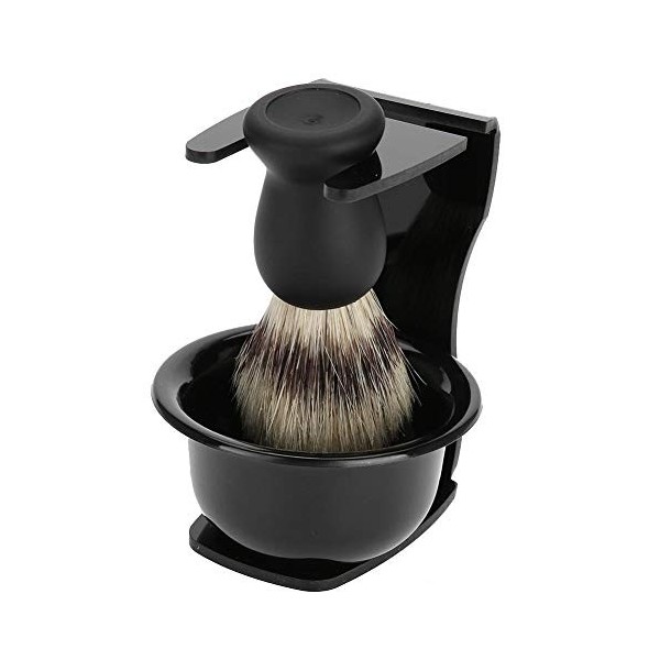 Kit de brosse de rasage, ensemble de brosse de rasage, conception antidérapante durable pour salon à domicile