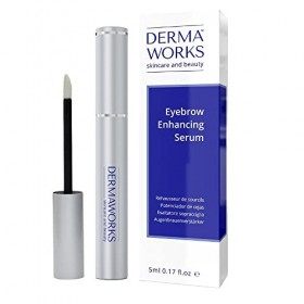 DERMAWORKS Sérum Sourcils Croissance. Repousse Sourcils Clairsemés Naturellmente et Rapide. Pousse Sourcils Plus Épais. Eyebr