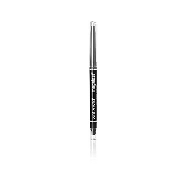 wet n wild Megalast Retractable Eyeliner, Blackest Black, 0.005 Ounce by Wet n Wild Eyeliner / Khôl / Crayon