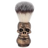 Brosse à Barbe pour Hommes, ANGGREK Brosse à Raser les Cheveux avec Poignée en Forme de Squelette Créatif Nettoyage de la Bar