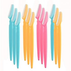 Eysii Lot de 12 rasoirs à sourcils