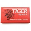 Lot de 100 lames de rasoir Tiger Superior