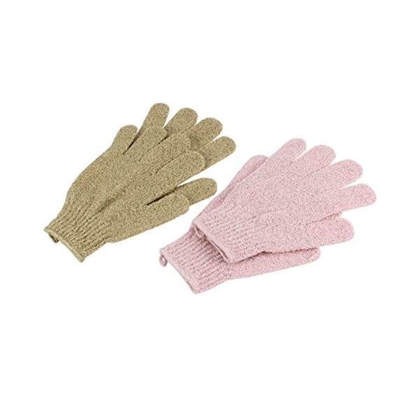 minkissy 2 Paires De Gants De Lavage De Douche Gants De Douche Épurateur De Gant De Bain Gants De Lavage De Bain Coréens Gant