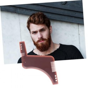 FRCOLOR 5 Pièces Brosse À Cheveux Pour Hommes Peigne De Coiffure Pour Hommes Poils Du Visage Pour Hommes Outils De Guide De P