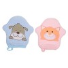 Toyvian 2 Pièces De Bain Coton Corps Luffa Gommage Gants Serviettes Douche Luffa Éponge Maille Douche Adorables Lingettes De 