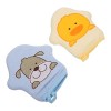 Toyvian 2 Pièces De Bain Coton Corps Luffa Gommage Gants Serviettes Douche Luffa Éponge Maille Douche Adorables Lingettes De 