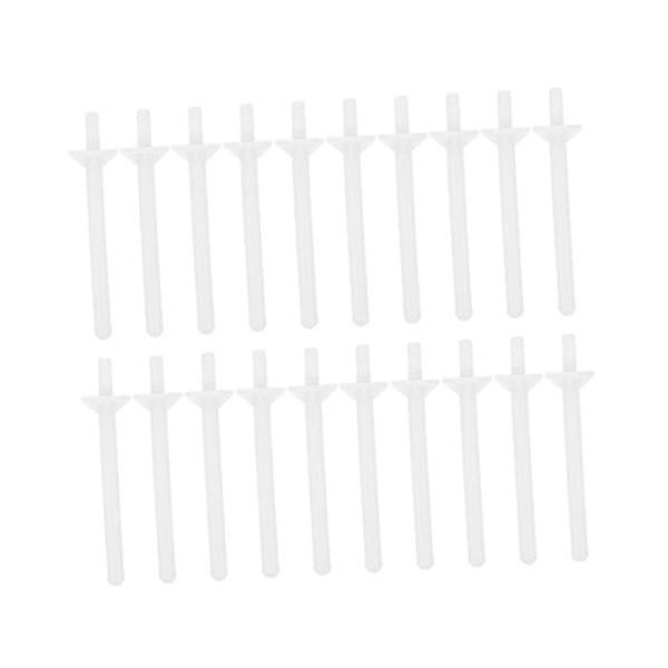 Beavorty 50Pcs Épilation Du Nez Pp Kit Facial Grattoir De Nettoyage Kit DÉpilation Indolore Applicateurs De Cire Jetables Ne