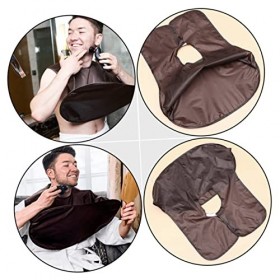 POPETPOP 1 PC Tissu De Rasage Cape De Coupe De Cheveux Barbe Cape De Toilettage Tablier Collecteur De Coupures De Cheveux Cap