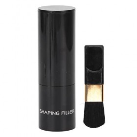 Poudre dombre de ligne de cheveux, remplisseur de barbe pour hommes noir imperméable, poudre épaisse de barbe pour maquillag