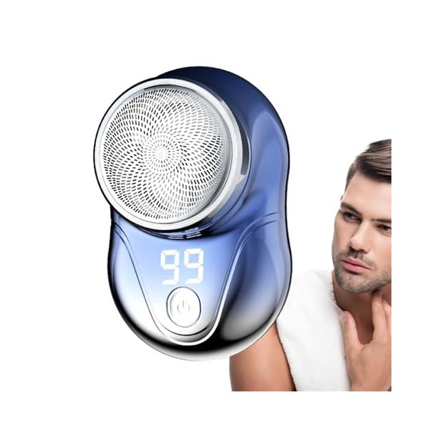 Mini rasoir électrique portable | Mini rasoirs électriques pour homme – Mini rasoir électrique portable pour homme, rechargea