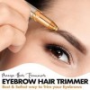 Épilateur à sourcils sans douleur - meilleur outil de rasage de sourcilspour les femmes qui façonne les sourcils et VOUS donn