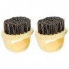 POPETPOP 2 Pièces Peigne À Barbe Pour Hommes Peigne À Moustache Barbe Blaireau Plumeau De Cou Brosse À Pour Hommes Peigne À B