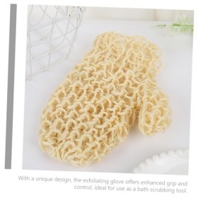 FRCOLOR Gants Outil Exfoliant Exfoliant Corps Exfoliant Corps Exfoliant avec Gant de Toilette Gant de Douche Gant Exfoliant C