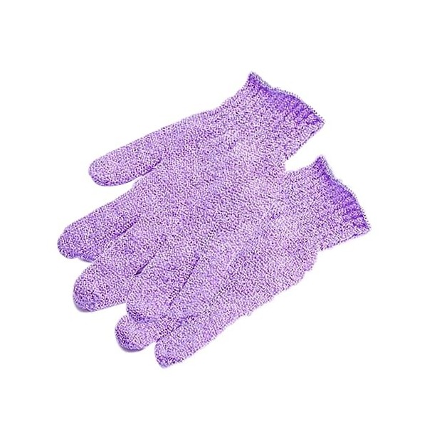 FRCOLOR 2 gants exfoliants pour le corps Gants de douche en nylon Serviette de bain Frotter la boue Givré Corée du Sud